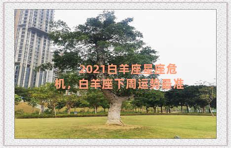 2021白羊座星座危机，白羊座下周运势最准