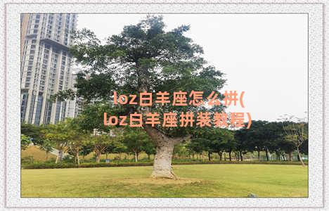 loz白羊座怎么拼(loz白羊座拼装教程)