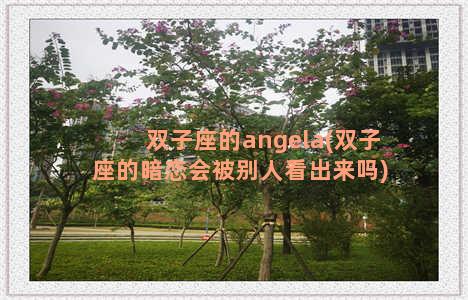 双子座的angela(双子座的暗恋会被别人看出来吗)