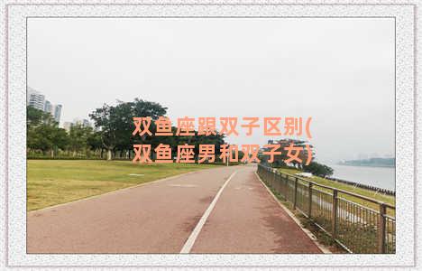 双鱼座跟双子区别(双鱼座男和双子女)