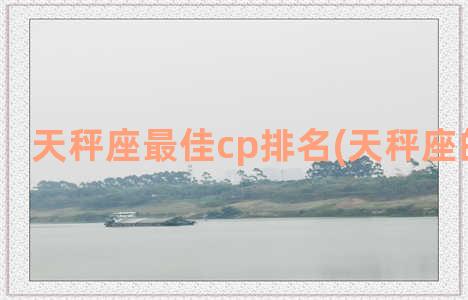 天秤座最佳cp排名(天秤座的cp是谁)