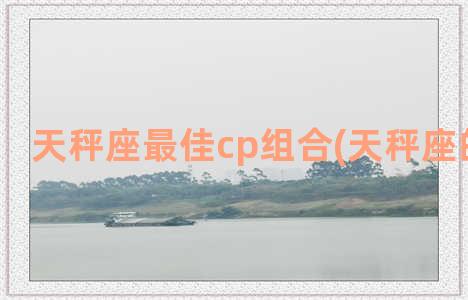 天秤座最佳cp组合(天秤座的cp是谁)