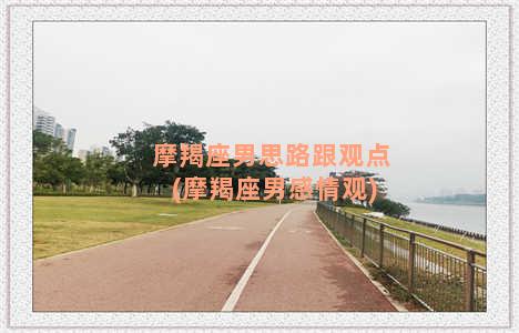 摩羯座男思路跟观点(摩羯座男感情观)